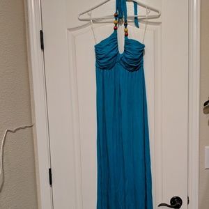 Halter top maxi dress